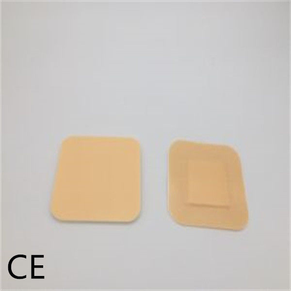 3*3cm Waterproof Antimicrobial Foam Wound Dressing For Sensitive Skin