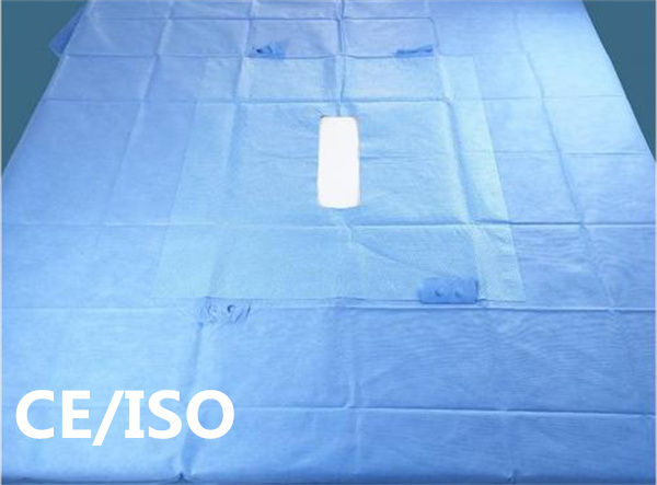 CE Nonwoven Medical C-SECTION Surgical Drape Disposable Sterile 50pcs/Ctn